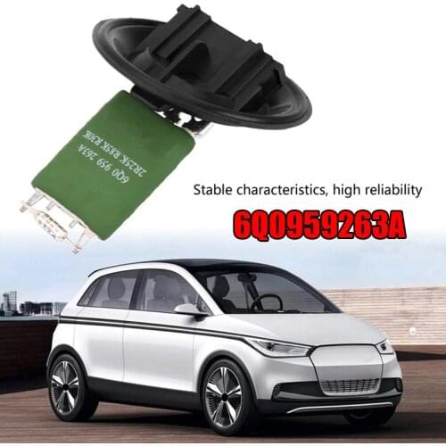 1pcs Heater Blower Fan Resistor for Audi A1 A2 VW Polo Seat Ibiza Skoda Models Heater Fan Blower Resistor Automobiles New