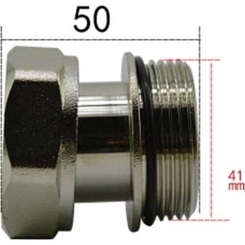 1-1/4" BSP Female To Male Nickel Plated Brass Union Pipe Fitting Water Gas Oil For Water Meter