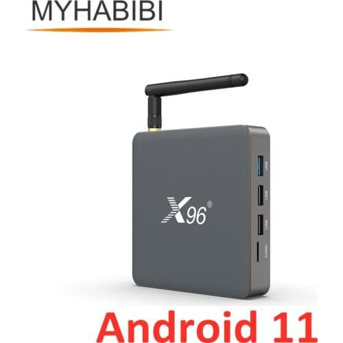 X96 X6 TV Box Android 11 8GB RAM 128GB ROM RK3566 Support 4K 2T2R MIMO Dual Wifi 1000M X96X6 Media Player TVBOX Set