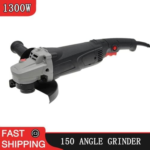150 type adjustable speed angle grinder 1300W high power multifunctional industrial grade cutting machine polishing machine