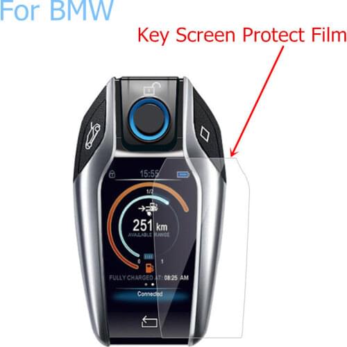 Touchscreen Display Key Digital Key HD Screen Protective Film Anti-scratch Waterproof Film for BMW X3 X4 X5 I8 730li 740li 5/6/7