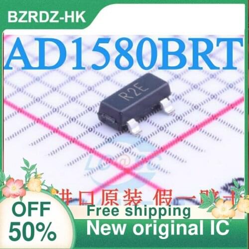 1-20PCS AD1580BRTZ AD1580BRT SOT-23 R2E New original IC Reference voltage chip