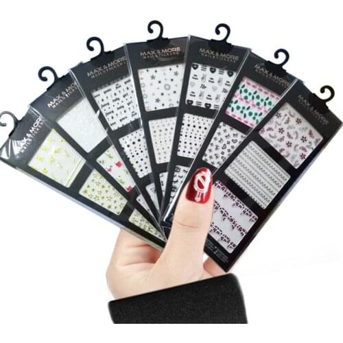 1Sheet 3D Nail Art Sticker Drink Cup/High Heels/ Lipstick/Butterfly Nail Foil Stickers Adhesive DIY Nail Sticker Decals NTK-100