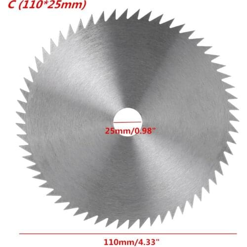 110mm Manganese Steel Circular Saw Blade Power Tool Part Wood Cutting Disc N58A