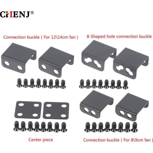 2Pcs Connection Parallel Buckle Fixing Buckle For 8/9/12/14cm Chassis Cooling Fan