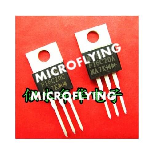 5PAIR/10PCS F16C20A F16C20C F16C20 TO-220 Fast recovery diode