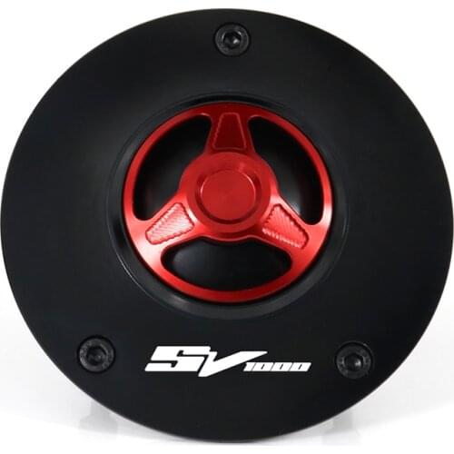 Motocycle CNC Quick Release LocklessFuel Tank Cap Gas Oil Tank Cove For Suzuki SV 1000 SV1000S 2003 2004 2005 2006 2007 SV1000