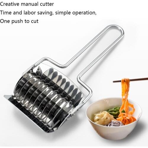 Household Manual Pressing Pasta Machine Multifunction Stainless Steel Noodle Making Pasta Maker