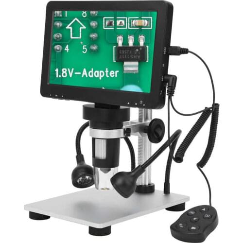 Battery Capacity Tester Battery Tester Digital Electronic Microscope for Industrial Maintenance Repair Tool 7 inch 12MP
