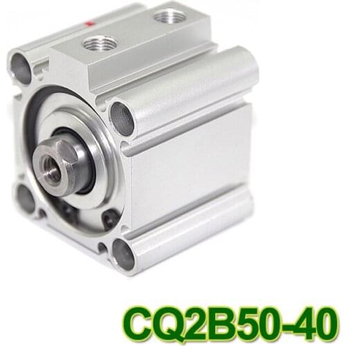 CQ2B50-40 SMC Type CQ2B series 50mm bore 40mm stroke Double Action single rod thin Pneumatic Compact Cylinder high quality