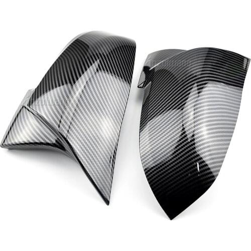 For BMW 1 2 3 4 X M i3 Series F20 F21 F22 F23 F30 F31 GT F34 F32 F33 F36 X1 E84 M2 Carbon Fiber Car Rearview Mirror Cover Cap