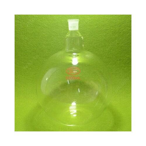 Plat Bottom Flask,5000ml(5L) ,single Neck,24/29 Joint,very Heavy Wall,lab Flask