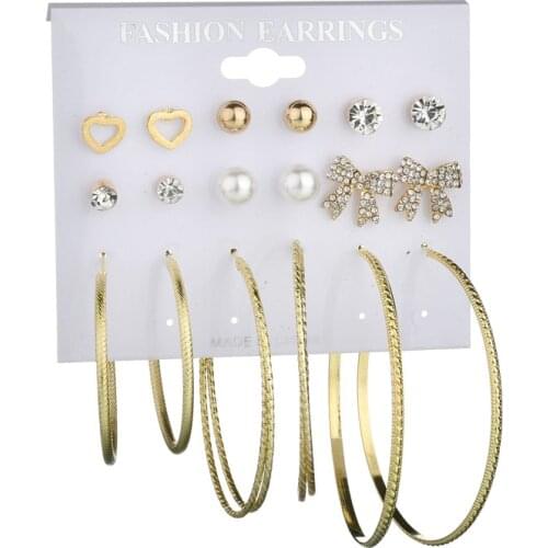 LOVE GREEN LIVE GREEN Women's Gold Earrings