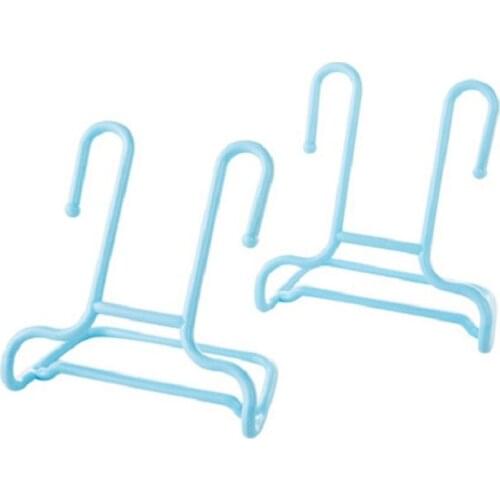 Multi-Functional Double-hook Shoe Holder Convenient Removable Type Plastic Shoe Rack drying rack 3 Color GHMY