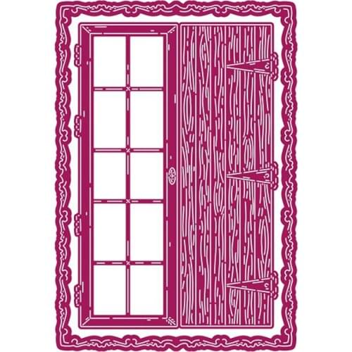 On The Threshold Die Set Door New Cutting Dies And Stamps Scrapbook Dariy Decoration Stencil Embossing Template Diy Make Albums