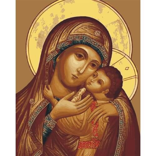 Neon Love Girl With Beautiful Sea Diy Canvas Painting By Numbers Modern Acrylic Abstract Oil Paint By Number Picture Wall Modern