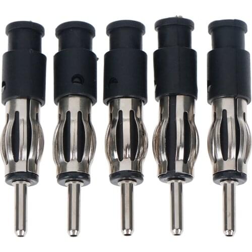New 5 pcs/lot Car CD Radio Male Aerial Antenna Plug Adapter Plastic Handle Connector