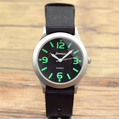 New fashion Middle and little children army watch boys and girls cute Luminous pointer outdoor sports Xmas birthday gift clock