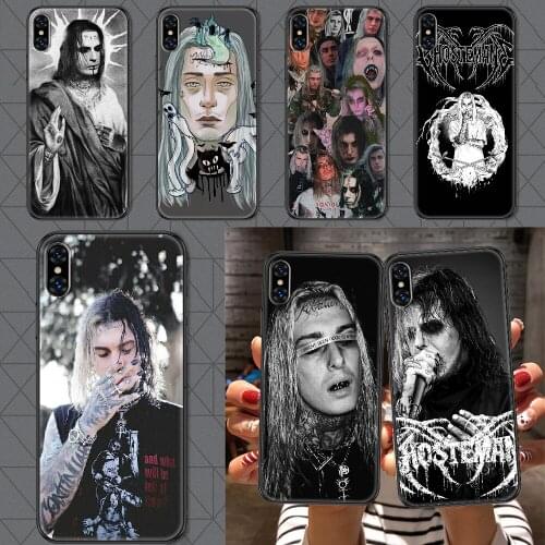 Mercury Retrograde Ghostemane Phone Case Cover Hull For iphone 5 5s se 2 6 6s 7 8 12 mini plus X XS XR 11 PRO MAX black luxury