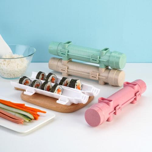 Sushi Maker Roller Rice Mold Bazooka Vegetable Meat Rolling Tool DIY Sushi Making Machine Kitchen Accessories Sushi Tool
