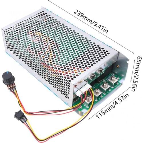 PWM Motor Speed Controller 7500W DC 10-50V 100A Variable Motor Regulator