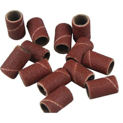 100 PCS 80"120"180" nail dedicated Sanding ring grinding head polisher essential supplies sand circle Manicure