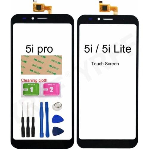Glass Touch Screen For Inoi 5i / 5i Lite / 5i Pro Touch Screen Digitizer Sensor Front Glass Panel Replacement Parts
