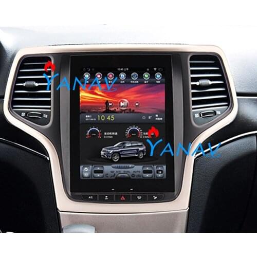 Android Stereo Receiver Audio Multimedia MP3 Player Car Radio For-Jeep Grand Cherokee 2014-2016 GPS Navigation Video Head Unit