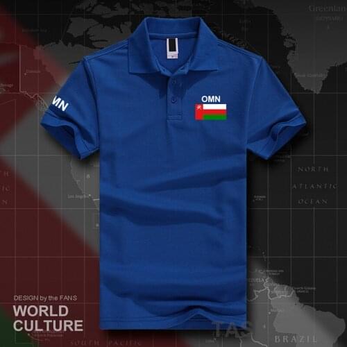 Sultanate of Oman Omani polo shirts men short sleeve white brands printed for country 2017 cotton nation team OMN Arabic print