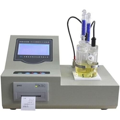 SYD-2122B Auto Automatic Coulometric Karl Fischer Titrator Method Water Content Tester Trace Moisture Testing Machine