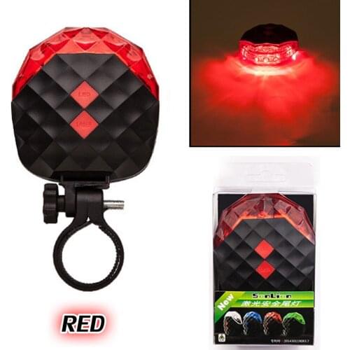 Bicycle Cycling Lights Taillights LED Laser Safety Warning Waterproof Bicycle Lights Cool Bicycle Tail Bicycle Accessories Light