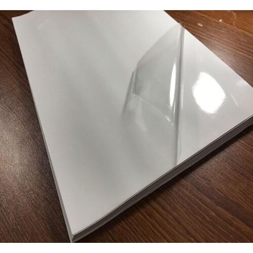 10pcs A4 waterproof printing paper Heat Transfer Print Paper Wrinkle proof Paper Thermal Transfers Paper craft Transparent paer