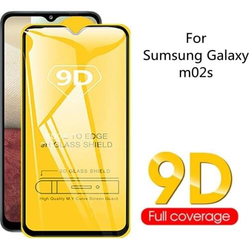 9D Tempered Glass for Samsung Galaxy A12 A71 5G A52 Screen Protector Safety Full Protective Film for Sumsung M12 M02s A32 Clear