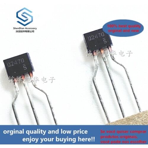 10pcs 100% orginal new best qualtiy 2SD2470 D2470 TO-92S NPN transistor real photo