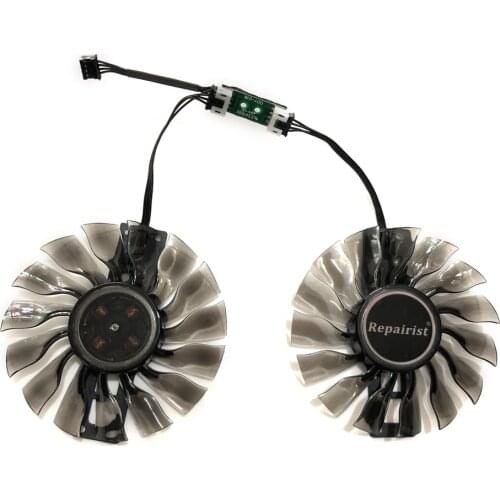 2pcs/Set 90MM Diameter VGA GPU Cooler Fan For Palit GTX970 GTX 970 JetStream 4 GB Video Graphics Cards Cooling As Replacement