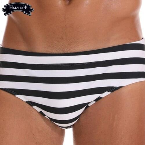 2019 Men Swim Briefs Bikini Sexy Swimwear Surf Board Boxer Shorts Pad Swimsuits Surfs Shorts Trunks