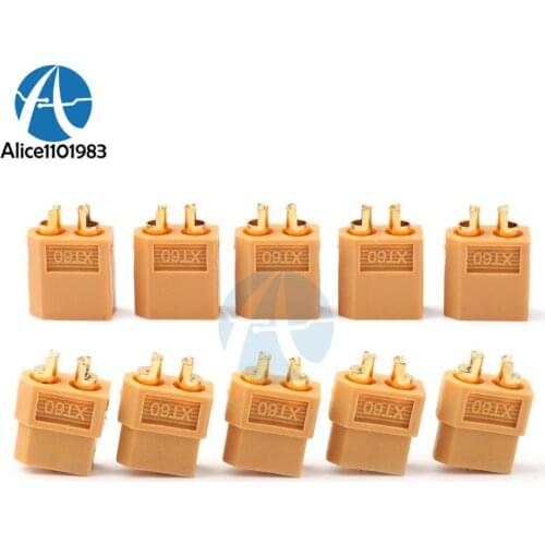 5Pairs 10pcs XT60 XT-60 Male Female Bullet Connectors Plugs For RC Lipo Battery Gold Plated Plug