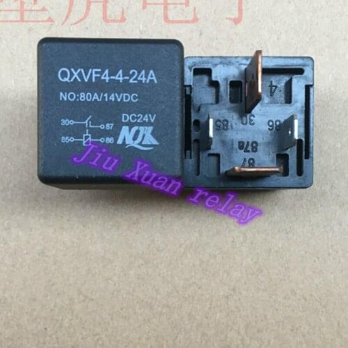 5pcs/lot [In stock] Relay QXVF4-4-24A 24V 4pin High power automobile relay