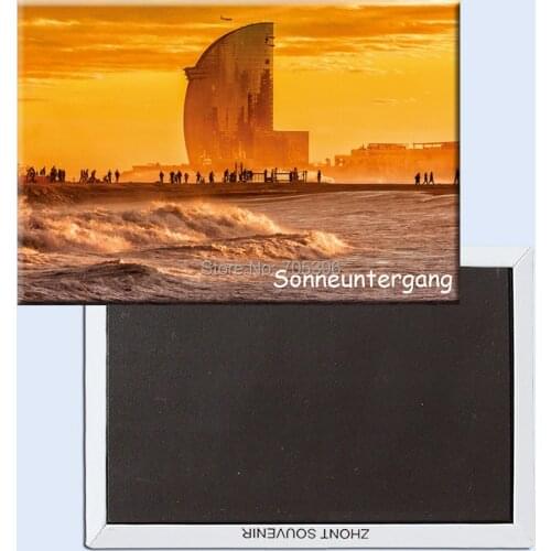 78*54mm Sonnenuntergang Rigid Fridge Magnets 20831