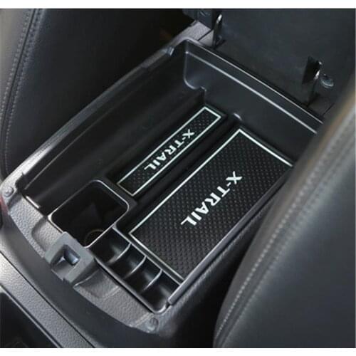 ABS Car central storage box armrest armrest box car storage box gloves for Nissan X-TRAIL 2014-2018 Car styling