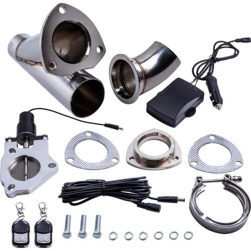 Electric Exhaust Valve System Dump Muffler 2.5" 63mm & Wireless Remote for BMW