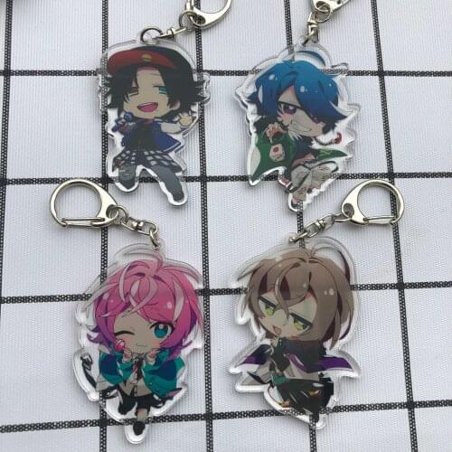 Hypnosis Microphone Division Rap Battle Keychain Acrylic Pendant Toy Keyring Yamada Ichiro Yumeno Gentarou Amemura Ramuda