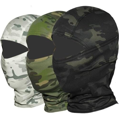 Multicam CP Camouflage Balaclava Full Face Wargame Cycling Hunting Army Bike Military Helmet Liner Tactical Airsoft Cap