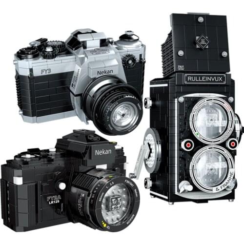 Creative Classic Retro Camera Mini Digital Camera Building Blocks MOC Collecting Toys Camera Bricks Birthday Gifts For Kids Toys