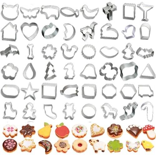 Creative Cookie Cutter Biscuit Fondant Pastry Sugar Mold Cookie Press Stamp Embosser Cutter Cake Decorating Accessories Baking