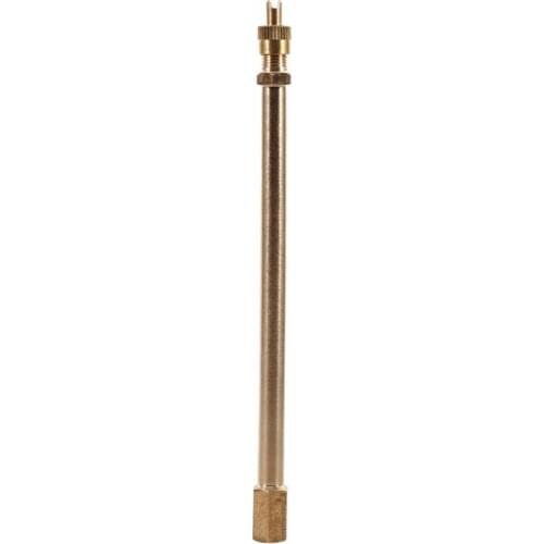 Brass Auto Tire Valve Stem Extension Pole Caps Extender Straight Bore 140 mm Tire Valve Extension Brass Tire Valve Extension