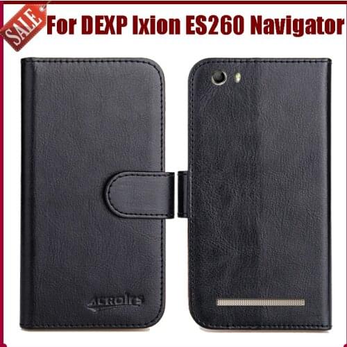 Hot! DEXP Ixion ES260 Navigator Case New Arrival 6 Colors High Quality Flip Leather Protective Phone Case Cover