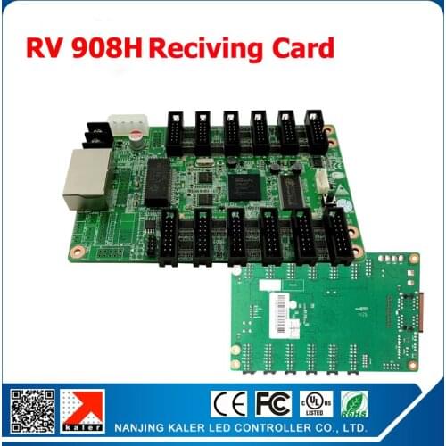 2pcs a lot Linsn RV908H full color LED display receiving card max support 256*1024 pixel led sign display controller card
