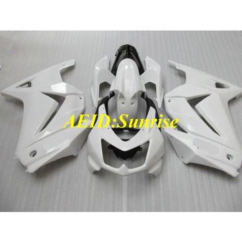 Injection mold Fairing kit for KAWASAKI Ninja ZX250R 08 09 10 12 ZX 250R EX250 2008 2012 ABS TOP White Fairings set+gifts KF29