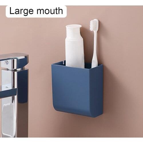 1PC Wall Mounted Organizer Storage Box Remote Control Air Conditioner Storage Case Mobile Phone Plug Holder Stand Container